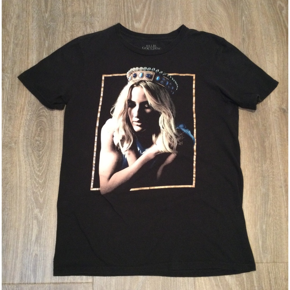 Elle Goulding Deliurum Tour 2016 T-Shirt Black Small unisex